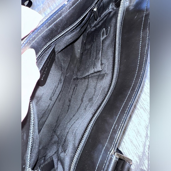 Salvatore Ferragamo Black Canvas and Leather Top Handle - Picture 9 of 12